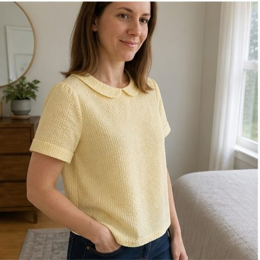 Rust V Neck Top - Picture 3 of 6